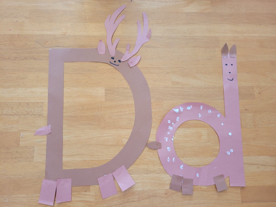 D is for Deer Capital and Lowercase Craft