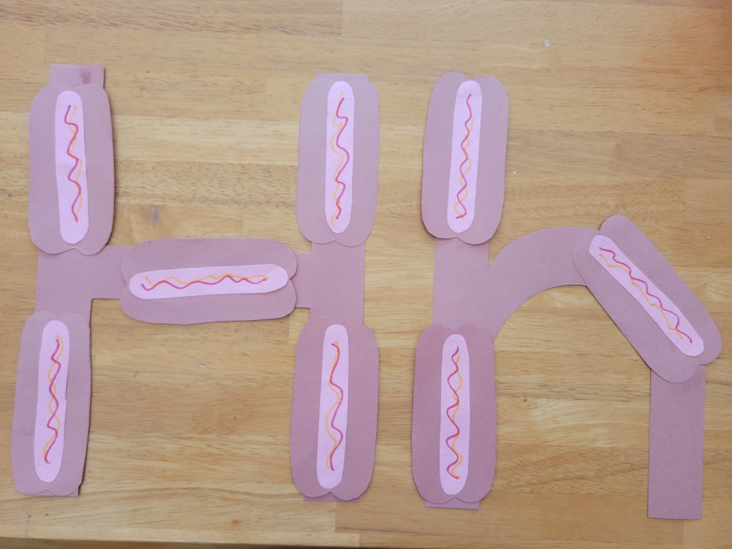 H is for Hotdogs Capital and Lowercase Letter Craft