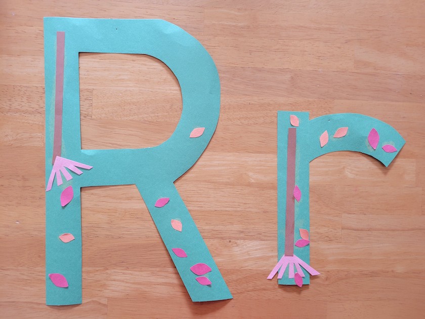 R is for Rake Capital and Lowercase Letter Craft