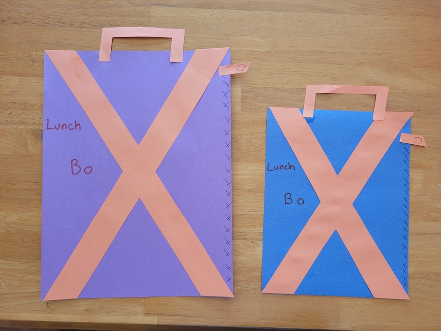 X is for lunchboX Capital and Lowercase Letter Craft