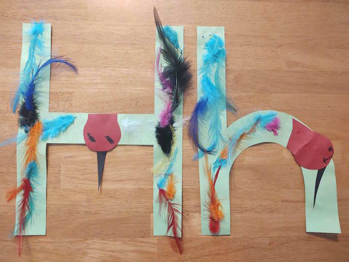 H is for Hummingbird Capital and Lowercase Letter Craft
