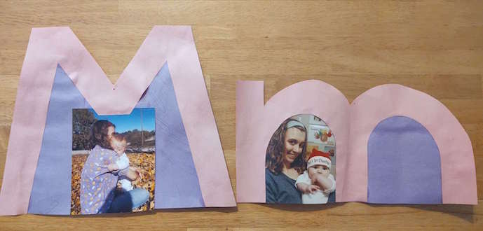 M is for Mom Capital and Lowercase Letter Craft