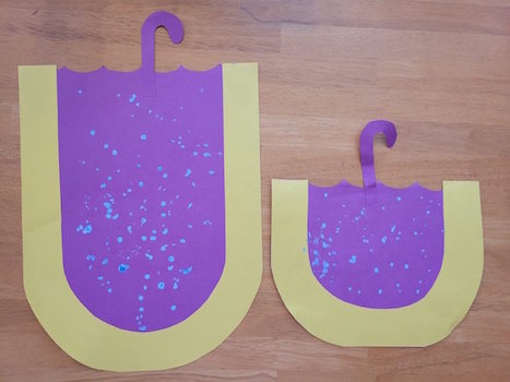 U is for Umbrella Capital and Lowercase Letter Craft