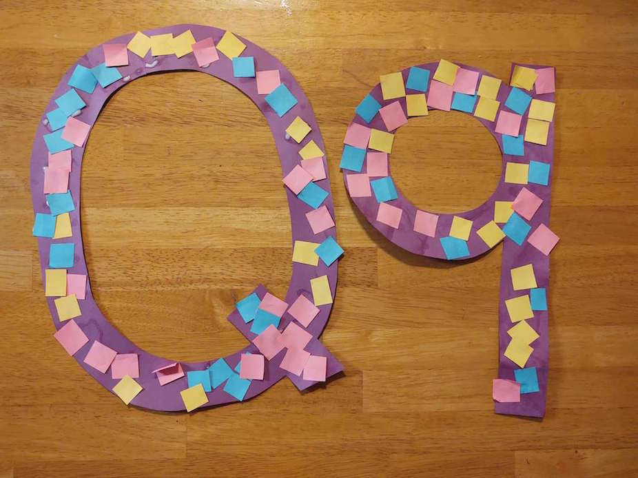 Q is for Quilt Capital and Lowercase Letter Crafts