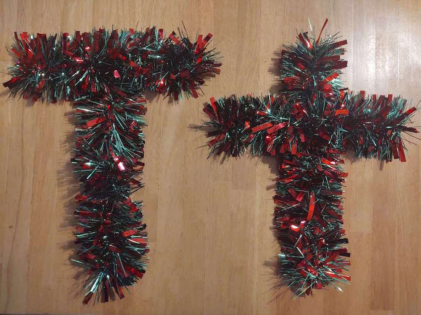 T is for Tinsel Capital and Lowercase Letter Craft